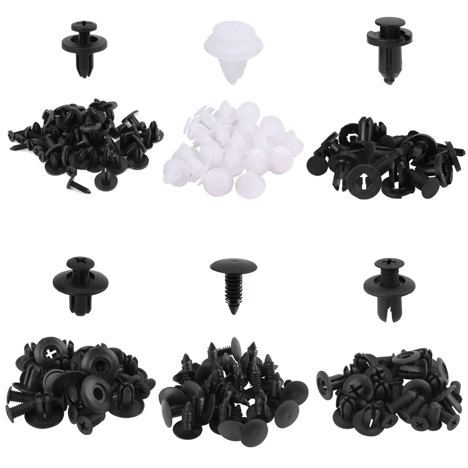 Kit de sujetador de fijación 100x para RAM Dodge parachoques guardabarros forro empuje clips de retención Foto 4 de 4