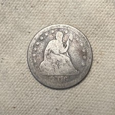 1856-O New Orleans Mint Silver Seated Liberty Quarter QA 325-10