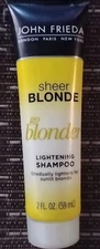  John Frieda Sheer Blonde Shampoo, 2 oz 8 packs