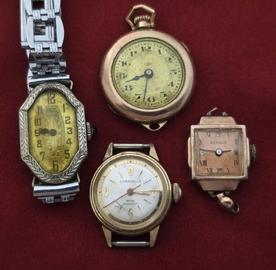 Estate Old Vintage Antique Retro Grouping Ladies' Wristwatches   SOME RUN