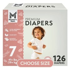 Premium Baby Diapers, Size:7 - 126 ct., 41+ lbs - Premium Quality 0.27 per diaper