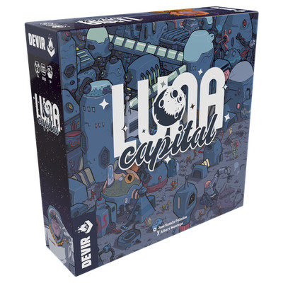 LUNA CAPITAL Brettspiel DEVIR auf Italienisch + PROMO Alter 8+