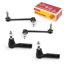 Outer Tie Rod End & Front Sway Bar Link Kit for 06-12 Chevrolet Colorado 4 PCS