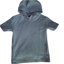 Art Class Hoodie Sweatshirt Boys Size S 6/7 Blue Short Sleeve Hooded Pocketed