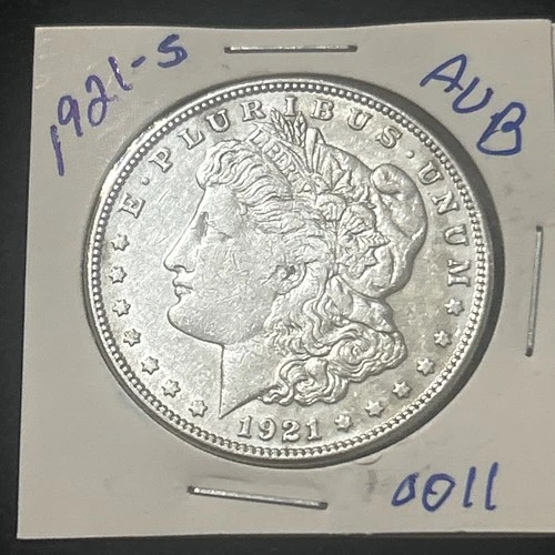 1921-S Morgan Silver Dollar AU Brilliant