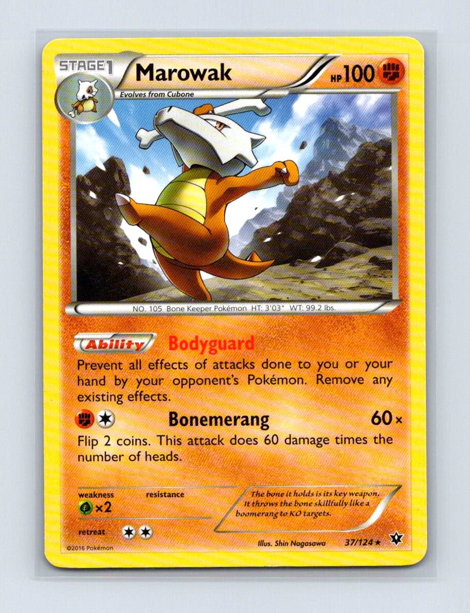 Marowak 37/124 Rare Fates Collide Pokemon Lightly Played