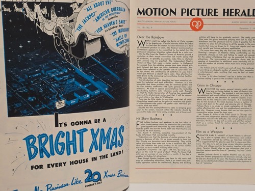 1950 Motion Picture Herald Vintage Theatre Magazines - Choose Your Volume - Picture 165 of 203