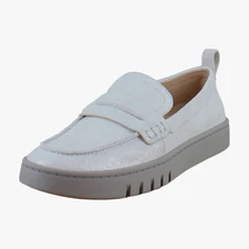 Vionic Chantel Women's Loafers & Slip-Ons Silver Leather Size 7.5 M