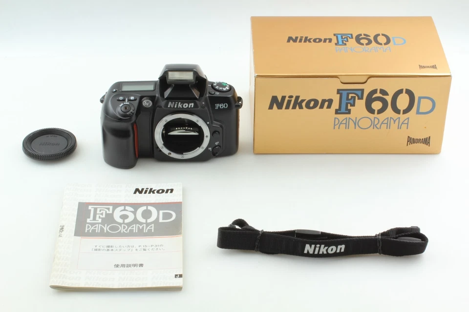 Free US Tariff [MINT in Box] Nikon F60D Panorama Black AF Film Camera Body JAPAN - Image 4 of 4