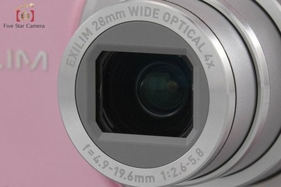 Casio EXILIM EX-Z450 Pink 12.1 MP Digital Camera w/ Box [Very Good