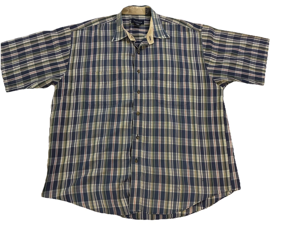 Van Heusen Casual Button-Down Shirts for Men for sale | eBay