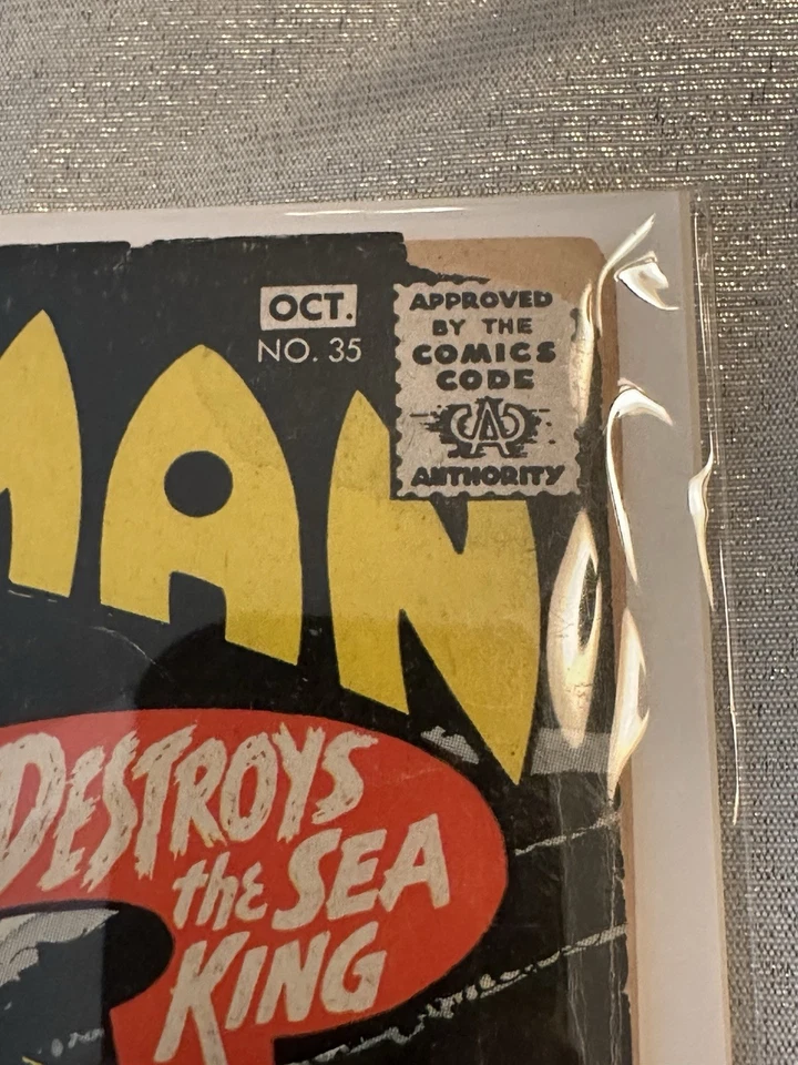 Aquaman #35 Comic First Appearance of Black Manta DC Comics 1967 Silver Age - Image 4 of 4