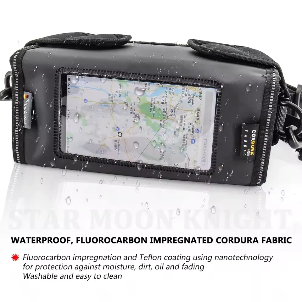 Handlebar Bag Phone Holder Storage For BMW R1200RT R1250RT K1600GTL R1100RT — 第 3/4 张图片