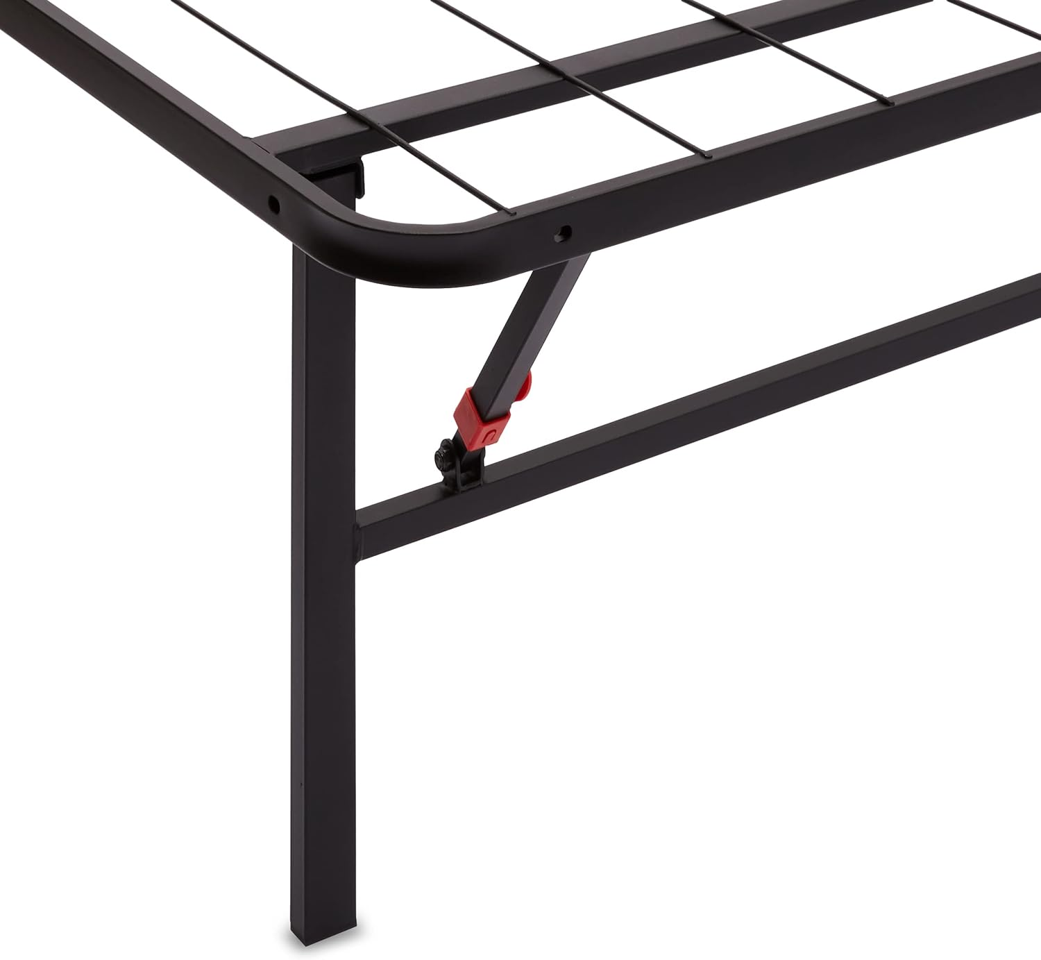 Bed Frame with Storage, Foldable Metal Platform, Sturdy Steel, No Box Spring ...-image