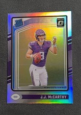 2024 Donruss Optic JJ McCarthy Rated Rookie #235 Silver Holo