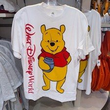 2026 Disney Parks Winnie The Pooh Big Print Front & Back Adult Sizes NWT!