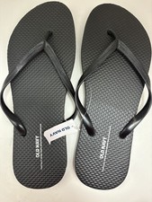 Old Navy Basic Classic Black Flip Flops Sandals Women's Size 9 New