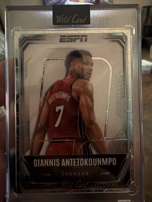Giannis Antetokounmpo 2026 Wild Card ESPN NSCC Exclusive 1/1 Miami Heat Jersey