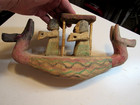 WOODEN PHARAONIC FUNERARY BOAT AFTERLIFE FROM ANCIENT EGYPTIAN ANTIQUITIES BC. — photo 9