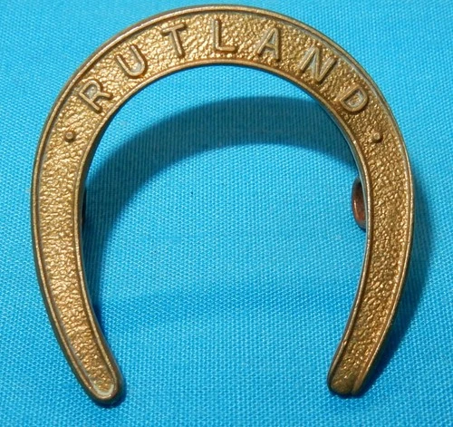 WW2 RUTLAND HOME GUARD MILITARY CAP BADGE WORLD WAR II GENUINE WORLD WAR II