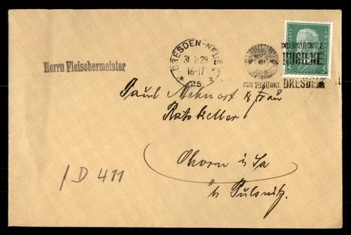 Mayfairstamps Germany FDC 1929 Dresden Neus Cover aax_67315