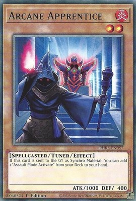 3x Arcane Apprentice Rare PHRE-EN057 NM Phantom Revenge playset