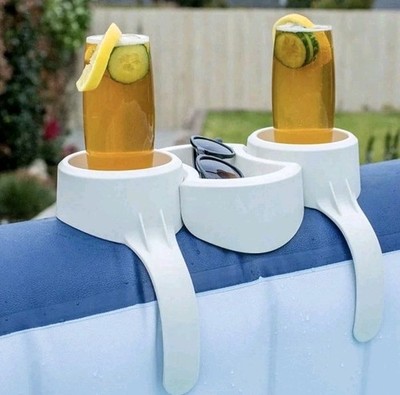 Bestway Plastic Lay Z Spa SaluSpa Drink Cup Holder and Snack Tray Coleman Intex