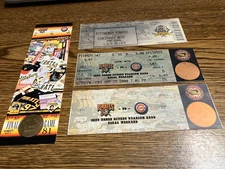 Pittsburgh Pirates, Ticket Lot (4), Final Series 3 Rivers (3), First Game PNC