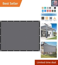 90% UV Protection Shade Fabric - Durable 8x12 FT Sun Canopy for Outdoor Elegance