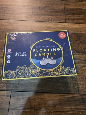Floating Candles 12 Pavk Smoke Free No Drip