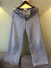 AGOLDE Jeans classic button fly Premium wide-leg Luna Size 27