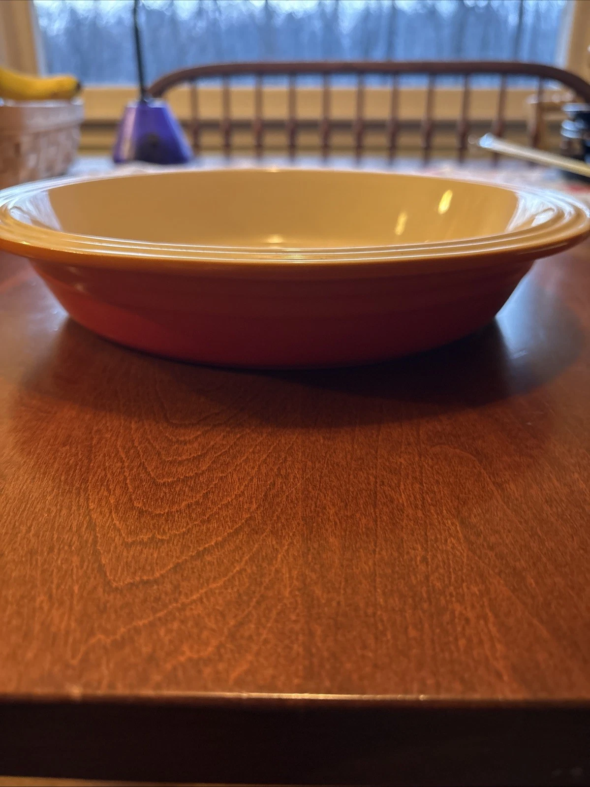 Le Creuset Stoneware Pie Plate Baking Dish Round Ombre Cherry Red Oven Safe 11”
Opens in a new windo