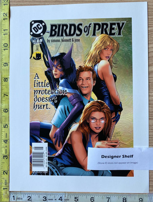Birds Of Prey DC Marvel Comics August 2004 Cover Art Book Photograph
