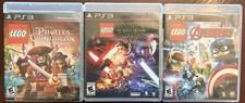 Lego PS3 bundle Lot: Pirates of Caribbean, Star Wars, & Marvel Avengers