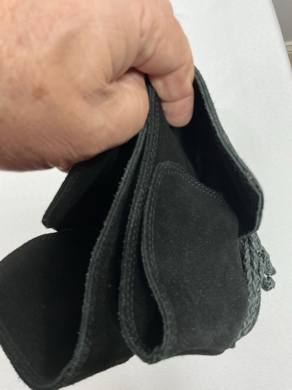 Womans Splendid Pullon Ankle Boots 7 M Black Block Heel 