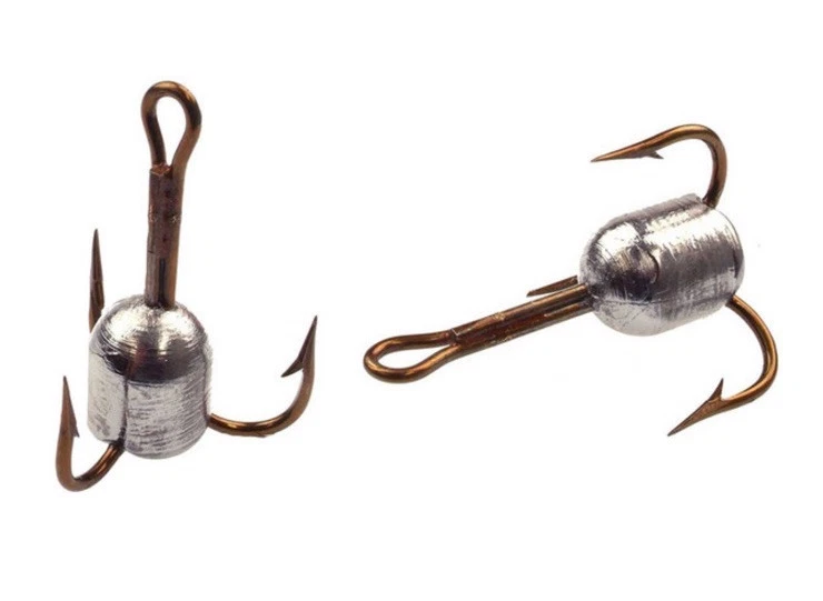10 Pack, TREBLE HOOK WEIGHTED 10/0 FOR SNAGGING SPOONBILL, GATOR, Salmon |  eBay