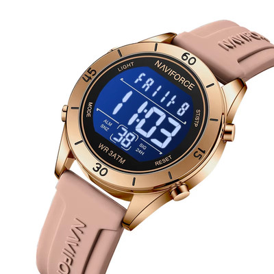 I Ladies Digital Watch Waterproof Sports Watch LCD Date Silicone Strap 