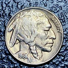 💎 1938-D Buffalo Nickel MS/UNC