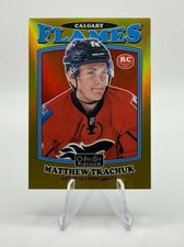 2016-17 O-Pee-Chee Platinum Matthew Tkachuk Rookie Retro Gold /149 #R86 RC