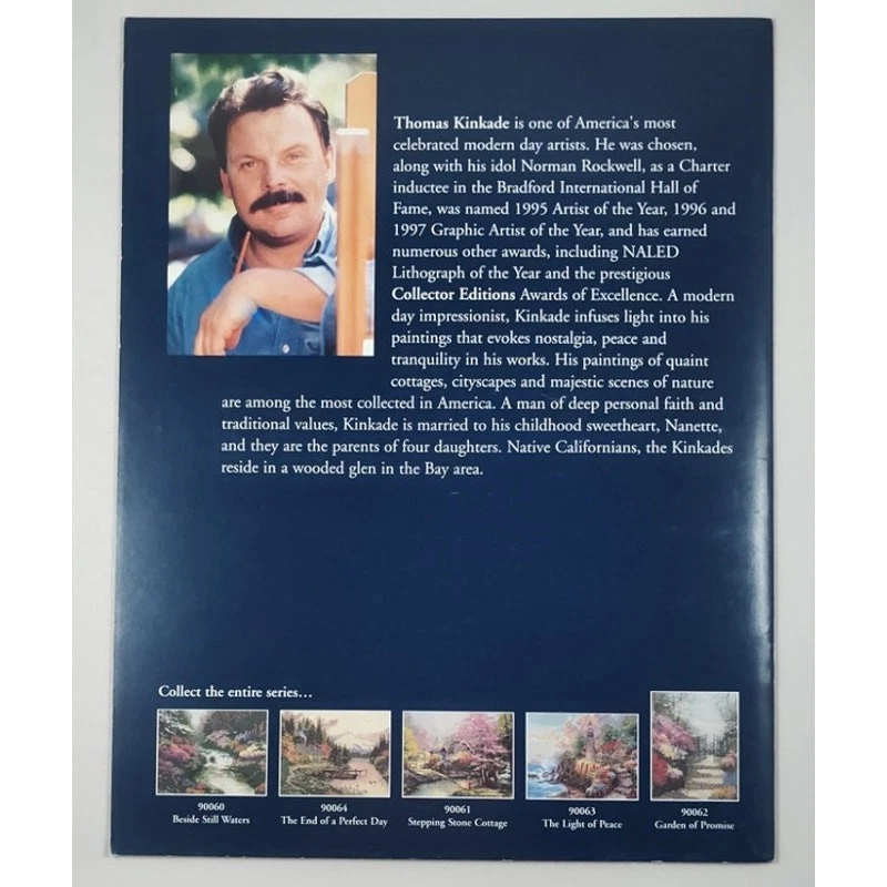 Candamar Designs Beyond Spring Gate Thomas Kinkade Cottage Cross Stitch Pattern - Image 2 of 3