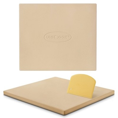 Unicook Large Pizza Stone for Oven and Grill, Heavy Duty Baking Stone for Bre...