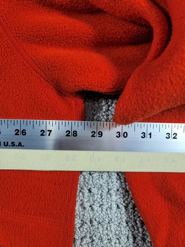 Polo Sport Ralph Lauren vintage anni 90 uomo 2XL full zip arancione giacca pile - Foto 9 di 9