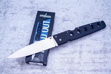 Cold Steel Hold Out, 6" Satin S35VN Blade, Black G10, #11G6