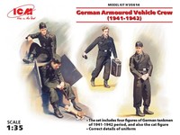 German Armoured Vehicle Crew (1941-1942) / 1:35 - Icm