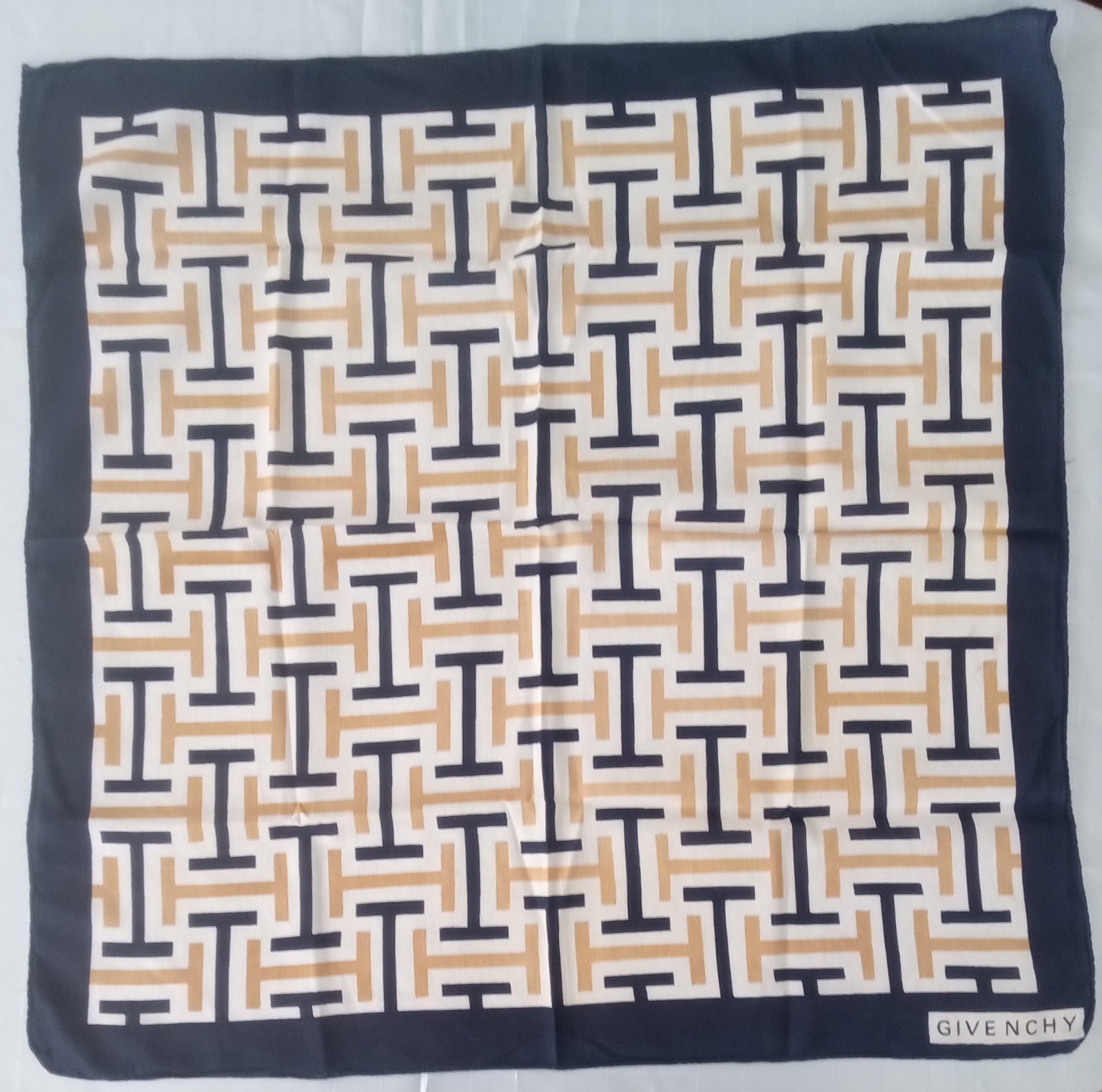 Givenchy scarf, square, multifunctional, cotton, … - image 3