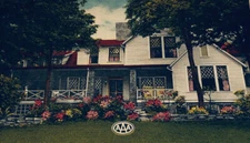 Highwood Inn Hotel Blowing Rock North Carolina Linen Postcard E102