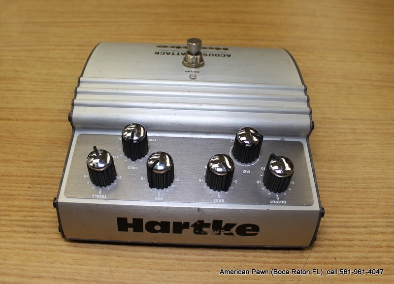 ギター Hartke ACOUSTIC ATTACK HARTKE Acoustic Attack AGX Tone Shaper Preamp Acoustic
