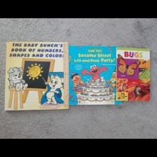 Lot of 3 Large Board Books for Children's/ Toddler Babies/Preschool/Daycare