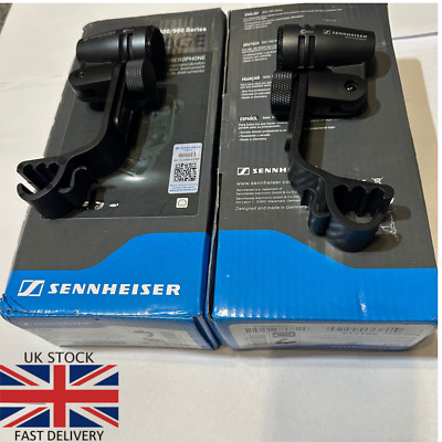 Sennheiser E604 Instrumentenmikrofon mit Nierencharakteristik Drum Mikrofon (2er-Pack) UK-LAGERWARE