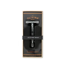 Olivina Men's Razor MLZ1-NEW in Original Packaging-Includes 1 Razor and 5 Blades